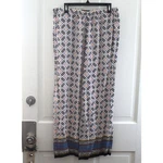Signature Studio Rayon Pants Muilt-color Sz Large Pull-on Boho Elastic Wide Leg. Fixed Price $18.00.