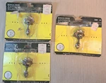 Vintage Brainerd 2089 Brass Drop Pulls Set Of 3 Nos English Antique Hardware. Fixed Price $19.20.