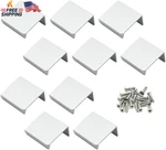 Lc Lictop 1.38 Inch Silver Finger Pulls For Cabinet 10PCS, 0.63 Hole Spacin. Fixed Price $14.35.