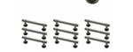 Pack Franklin Brass P29520K-SI-B 3" Straight Bar Pull Soft Iron. Fixed Price $14.95.