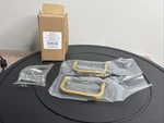 Nip Target 2-PER Pack Drawer Pulls Brass Finish Mounting Hardware Included 3.00". Fixed Price $9.50.