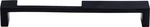 Top Knobs TK260BLK Modern Metro Notch Pull 7" (c-c) Flat Black. Fixed Price $20.61.