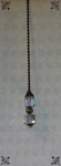 Handcrafted Antique Gold Crystal Ab Cube Lamp Pull. Fixed Price $11.99.