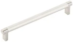 Emtek 84056.REC.KN Knurled 8" Center To Bar Cabinet Pull - Satin Nickel /. Fixed Price $38.40.
