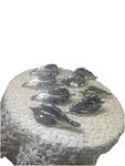 Michael Aram Cabinet Knob / Pulls Set Of 8 Silver Leaf Botanical. Fixed Price $40.00.
