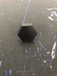 Amerock BP36872FB Caliber 1-1/4 Inch Geometric Cabinet Knob Matte Black. Fixed Price $11.46.