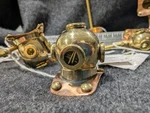 Vintage Brass Deep Sea Diving Helmet Drawer Pulls Cabinet Knobs Set 6 Nautical. Fixed Price $119.99.