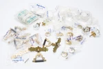 HD16 28PC Lot Nos Anglo-american Brass Victorian Hardware,eastlake, Glass Knobs!. Fixed Price $99.00.