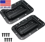 2 Pcs 6.34" Recessed Spring Loaded Handle With Rubber Grip, Surface Mount Chest. Fixed Price $46.76.