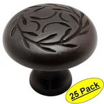 *25 Pack* Cosmas Cabinet Hardware Oil Rubbed Bronze Leaf Knobs #464ORB. Fixed Price $48.39.