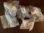 1-1/4" Cabinet Knob White & Green With Red Heart Porcelain Lot X5PK Laurey 01846. Fixed Price $13.99.