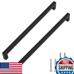 Redunest 10 Pack Matte Black 12.3" Stainless Steel Cabinet Drawer Pull Handles. Fixed Price $63.43.