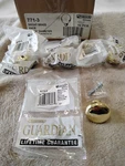 10 Amerock Classics Polished Brass 5/16" Mushroom Cabinet Pull Knob BP7713. Fixed Price $49.95.