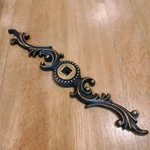 4 Amerock French Provincial Antique English 6" Cabinet Knob Backplate BP702-AE. Fixed Price $24.99.