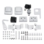 Chrome Trunk Latches Hinges Lock Fit For Harley Electra Road Glide King 88-13 Us. Fixed Price $41.99.