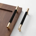 24 Pack 5 Inch 128 Mm Bar Cabinet Pulls Gold Black Knurled Handles For Br.... Fixed Price $99.86.