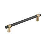 Amerock Mergence 12 Inch (305MM) Center-to-center Matte Black/champagne Bronze. Fixed Price $111.45.