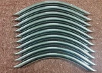 Lot Of 5 Nos Hafele 117.31.436 Decorative Hardware Steel Handle Chrome POL(B2). Fixed Price $10.34.