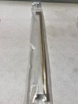 Emtek 84062.RECUS4.KNUS4 18" Knurled Bar Pull, Rectangular Stem, Satin Brass. Fixed Price $56.99.