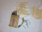 Nos Vtg National Lock Bright Brass Cupboard Cabinet Catch Door Pull N61-225. Fixed Price $16.00.