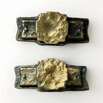 Vtg Cabinet Drawer Knob Amerock Pioneer Set Of Antique Brass BP204-AB Screws. Fixed Price $32.00.