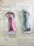 Michaels Metal Skeleton Key Ornaments Ribbon Hangers Brass Color Each Unique. Fixed Price $13.26.