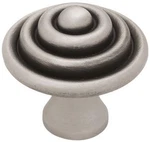 (5 Pack) 1-1/2 Inch Domed Rings Knob Brushed Satin Pewter. Fixed Price $17.73.