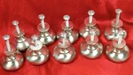 Pull Knobs 10 Satin Nickel For Wood Cabinet 1.25" Round Gatehouse. Fixed Price $15.30.