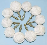 Nautical Twisted Jute Rope Door Knobs/ Pull Push Handle For Cabinets,. Fixed Price $32.99.