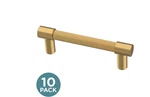 Liberty 12-PACK Fluted 3" Brushed Gold Cabinet Drawer Pulls Modern Handles. Fixed Price $33.68.