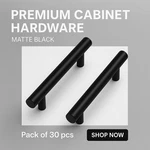 Msi Simple Bar In. Center-to-center Matte Black Cabinet Drawer Pull (30-PACK). Fixed Price $16.99.