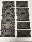 Old Mission 1-1/2" (38MM) Center-to-center Bail W/ Plate Cabinet Pull Lot Of 10. Fixed Price $38.00.
