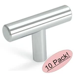 *10 Pack* Cosmas Cabinet Hardware Polished Chrome T-knob #305CH. Fixed Price $14.08.