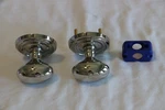 Emtek 8100EUS14 Egg Passage Bright Nickel Finish Knobs Only Read Descrip. Fixed Price $48.49.