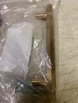 Emtek 86679US4 Hex 5" Bar Pull - Urban Modern Satin Brass Collection. Fixed Price $17.67.