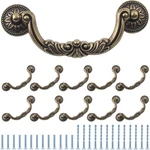 Waziaqoc 6PCS Antique Drop Bail Pulls, 5 Inch Hole Center Shabby Chic Drawer. Fixed Price $21.02.