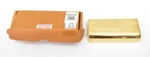 Rejuvenation Barrington Edge Pull Unlacquered Brass Finish 4" Wide Hardware. Fixed Price $22.99.