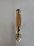 Amerock BP76245-O3 Polished Brass 3"CC Pull With Oak Center 12 Pack. Fixed Price $43.53.