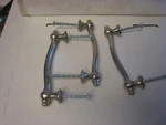(3-PACK)HARDWARE Resources-syracuse Cabinet Pull Handles 575-96 Nickel Used. Fixed Price $13.99.