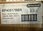 Amerock BP40517BBR Bar Pulls 5-1/16-IN , 128MM Center-center Black Bronze 10PACK. Fixed Price $40.00.