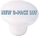 New 3-PACK Lot Laurey 1742 Mesa 1-1/2" Cabinet Ceramic Drawer Knob White Pull. Fixed Price $16.27.