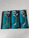 (3) Ultra 4-3/4 In Brass Plated Door Handle Steel Pulls. Fixed Price $8.00.