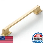 Sorwduerm 10 Pack Brushed Gold Cabinet Pulls Square 3.7896MM Hole Center. Fixed Price $49.25.