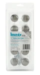Laurey 3/8" Steel Hollow Knob Brushed Satin Nickel (10 Pack). Fixed Price $25.00.