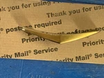 Vintage Ajax Chevron Cabinet Drawer Pull Bronze, Part# 183006,U.S.A. Fixed Price $9.50.