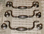 X Top Knobs Tuscany Handle Oval Drawer Pull Mdc 3215 Vtg Pewter Antique Silver. Fixed Price $39.00.
