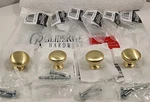 10 Gliderite 1-1/8" Classic Round Cabinet Knob Champagne Gold ZYN-5411-CHPG. Fixed Price $29.99.