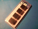 New Brainerd 1-1/8 Black Square Knob P42251W-FB-U1 LB3. Fixed Price $14.00.