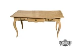 Vtg. National Mt.airy Country French Style Three Drawer Desk/writing Table. Fixed Price $698.00.
