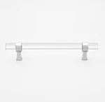 Gliderite 5 In. Clear Cabinet Drawer Pull Chrome Bases Pack. Fixed Price $28.00.